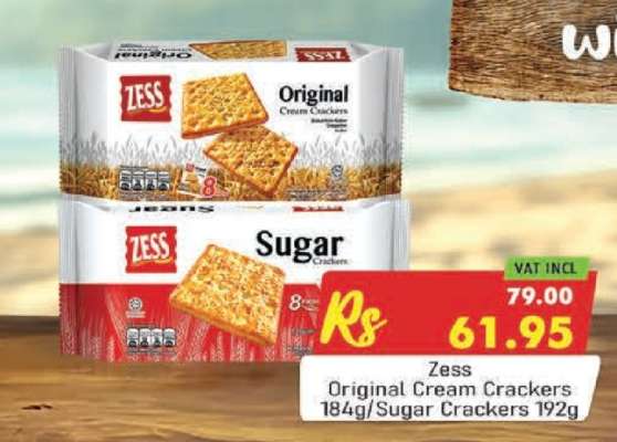 Zess Original Cream Crackers / Sugar Crackers