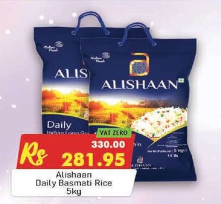 Alishaan Daily Basmati Rice 5kg