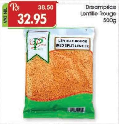 Dreamprice Lentille Rouge 500g