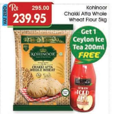 Kohinoor Chakki Atta Whole Wheat Flour 5kg