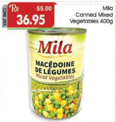 Mila Canned Mixed Vegetables 400g