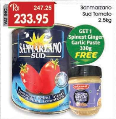 Sanmarzano Sud Tomato 2.5kg