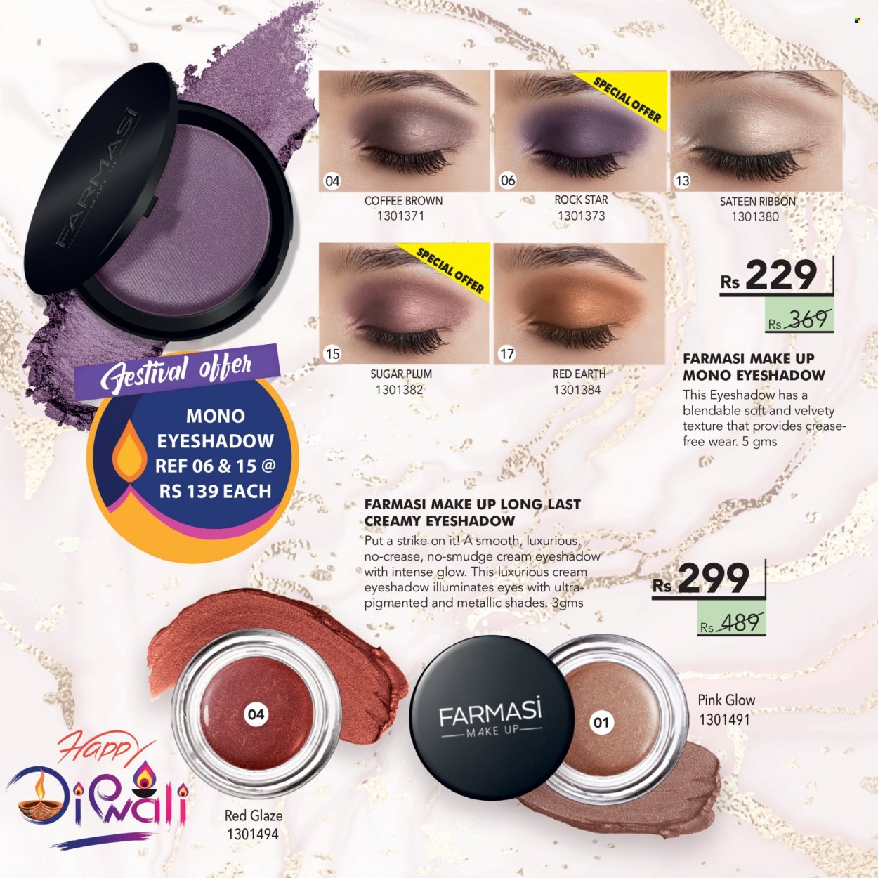 thumbnail - Farmasi Catalogue - 1.10.2022 - 31.10.2022 - Sales products - eyeshadow, shades. Page 6.