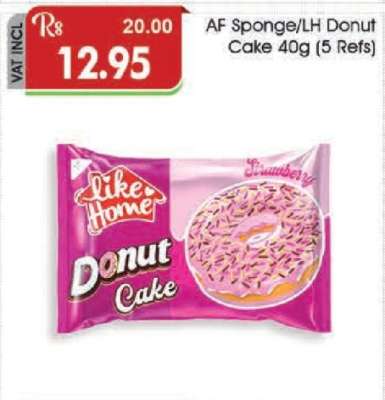 AF Sponge/LH Donut Cake 40g (5 Refs)