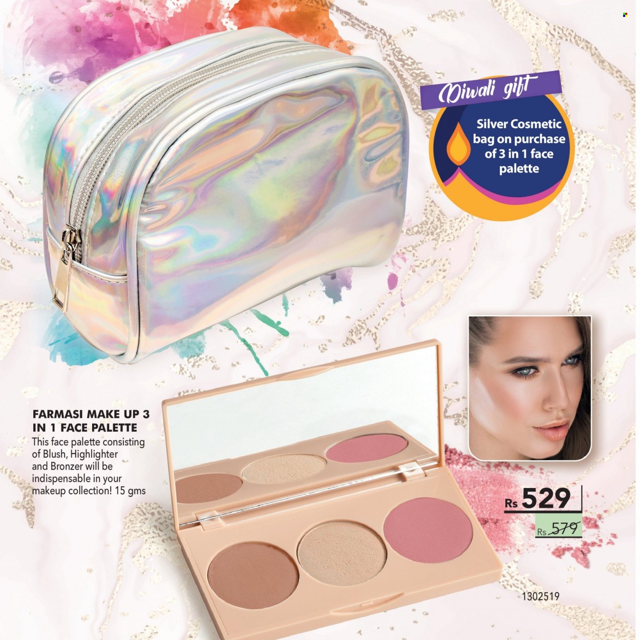 thumbnail - Farmasi Catalogue - 1.10.2022 - 31.10.2022 - Sales products - Palette, cosmetic bag, makeup, highlighter powder, bronzing powder. Page 10.