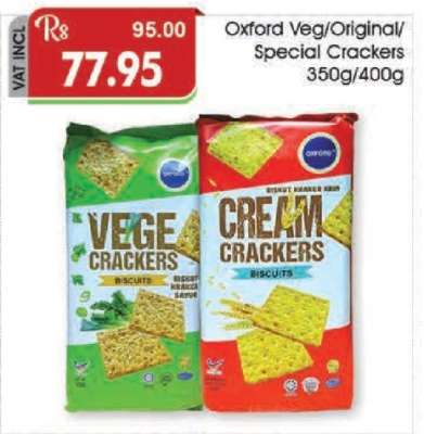 Oxford Veg/Original/Special Crackers