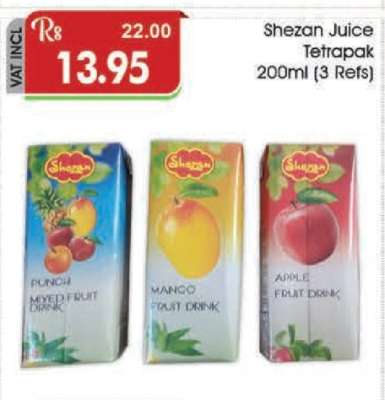 Shezan Juice Tetrapak
