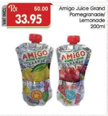 Amigo Juice Grand Pomegranate/Lemonade 200ml