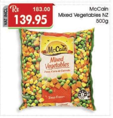 McCain Mixed Vegetables NZ 500g