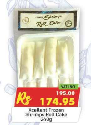 Xcellent Frozen Shrimps Roll Cake