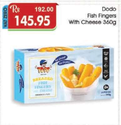 DODO FISH FINGERS WITH CHEESE 360G