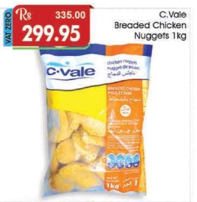 C.Vale Breaded Chicken Nuggets 1kg
