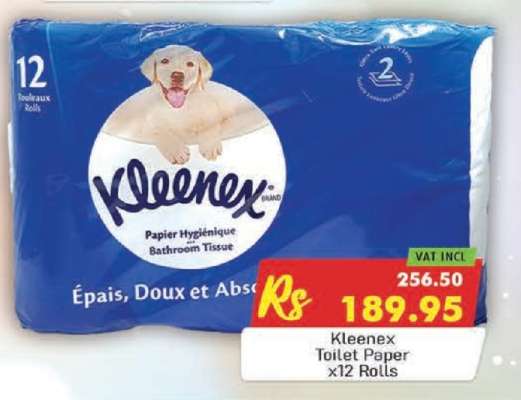 Kleenex Toilet Paper x12 Rolls