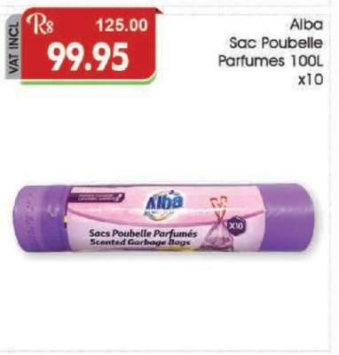 Alba Sac Poubelle Parfumés 100L x10