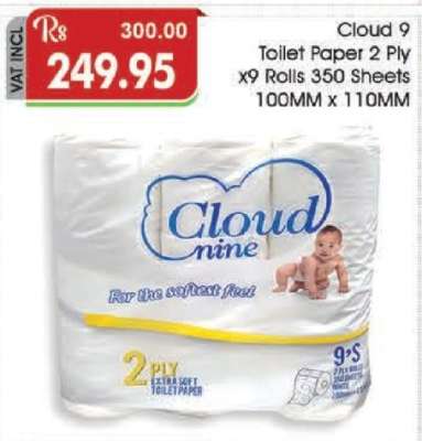 Cloud 9 Toilet Paper 2 Ply