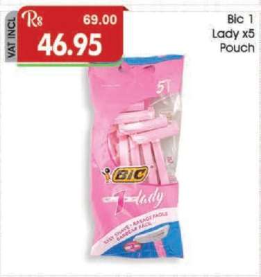 Bic 1 Lady x5 Pouch