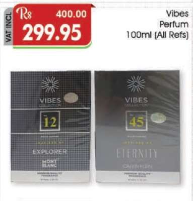 Vibes Perfume 100ml (All Refs)