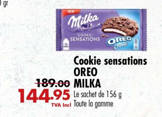 Cookie sensations OREO MILKA