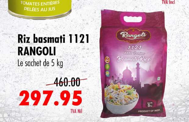 Riz basmati 1121 RANGOLI