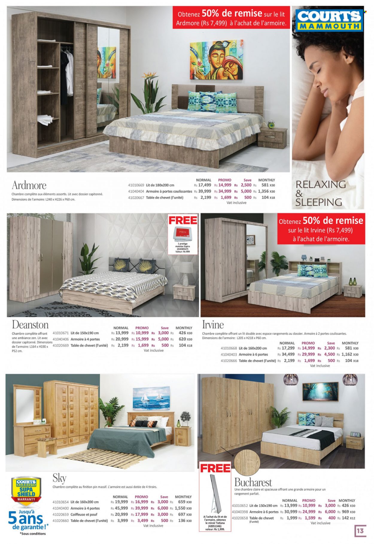 Courts Mammouth Catalogue - 9.05.2022 - 9.06.2022 - Sales products - table. Page 13.