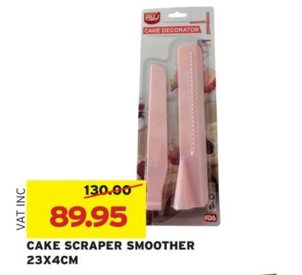 CAKE SCRAPER SMOOTHER
