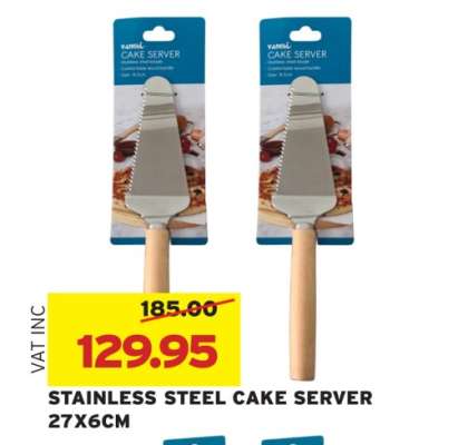 STAINLESS STEEL CAKE SERVER