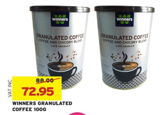 WINNERS GRANULATED COFFEE 100G