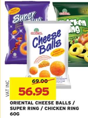 ORIENTAL CHEESE BALLS / SUPER RING / CHICKEN RING