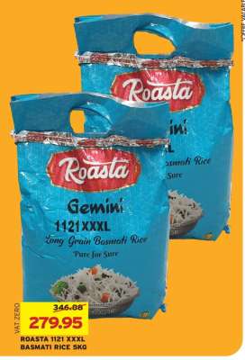 ROASTA 1121 XXXL BASMATI RICE 5KG