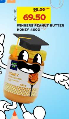 WINNERS PEANUT BUTTER HONEY 400G