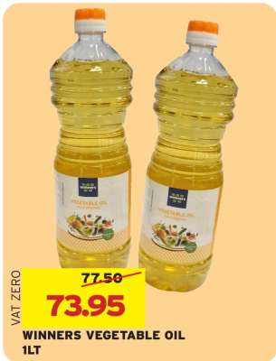 WINNERS VEGETABLE OIL 1LT