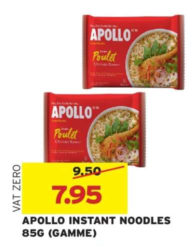 APOLLO INSTANT NOODLES 85G (GAMME)