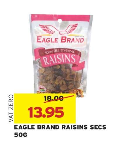 EAGLE BRAND RAISINS SECS 50G