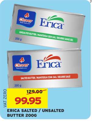 ERICA SALTED / UNSALTED BUTTER 200G