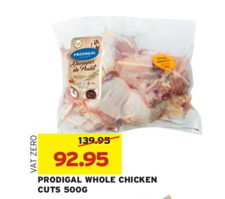 PRODIGAL WHOLE CHICKEN CUTS 500G