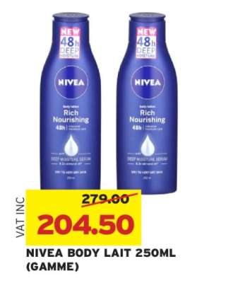 NIVEA BODY LAIT 250ML (GAMME)
