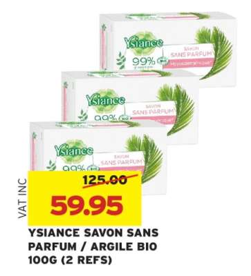 YSIANCE SAVON SANS PARFUM / ARGILE BIO