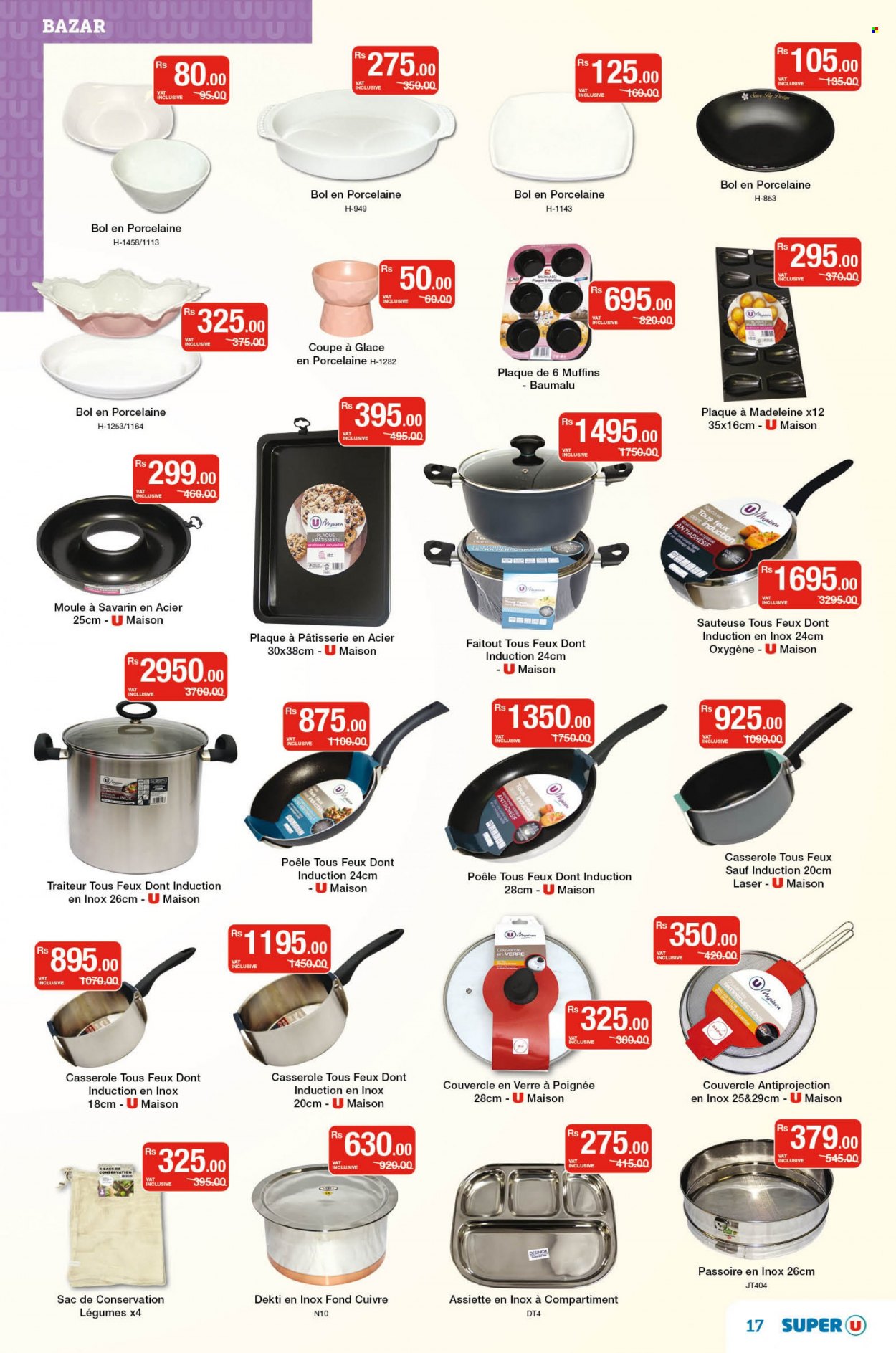 thumbnail - Super U Catalogue - 8.10.2022 - 24.10.2022 - Sales products - muffin, casserole. Page 17.