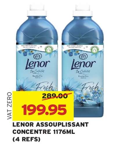 LENOR ASSOUPLISSANT CONCENTRE 1176ML (4 REFS)