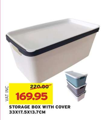 STORAGE BOX WITH COVER