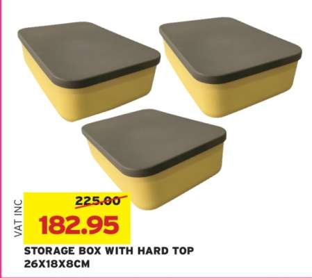 STORAGE BOX WITH HARD TOP
