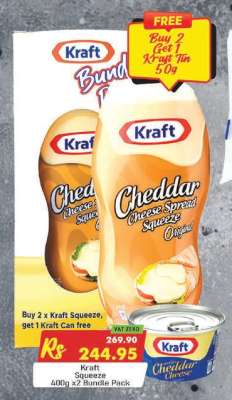 Kraft Squeeze 400g x2 Bundle Pack