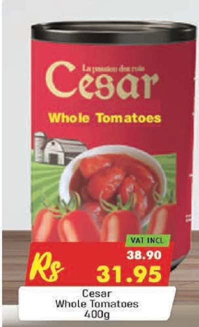 Cesar Whole Tomatoes 400g