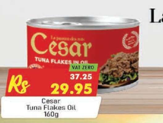 Cesar Tuna Flakes Oil 160g