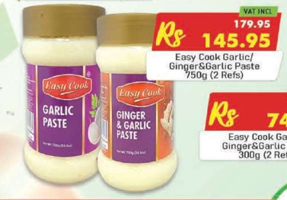 Easy Cook Garlic/Ginger & Garlic Paste 750g