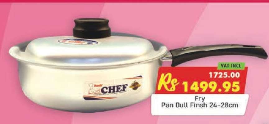 Fry Pan Dull Finish 24-28cm