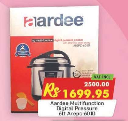 Aardee Multifunction Digital Pressure 6lt Arepc 601D