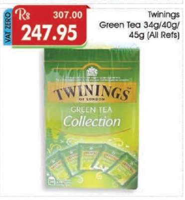 Twinings Green Tea 34g/40g/45g (All Refs)