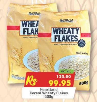 Heartland Cereal Wheaty Flakes 500g