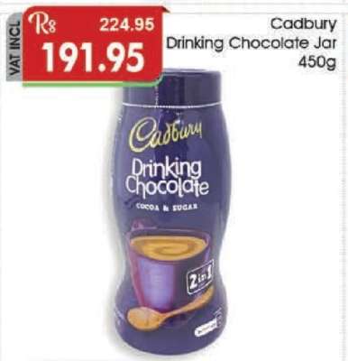 Cadbury Drinking Chocolate Jar 450g